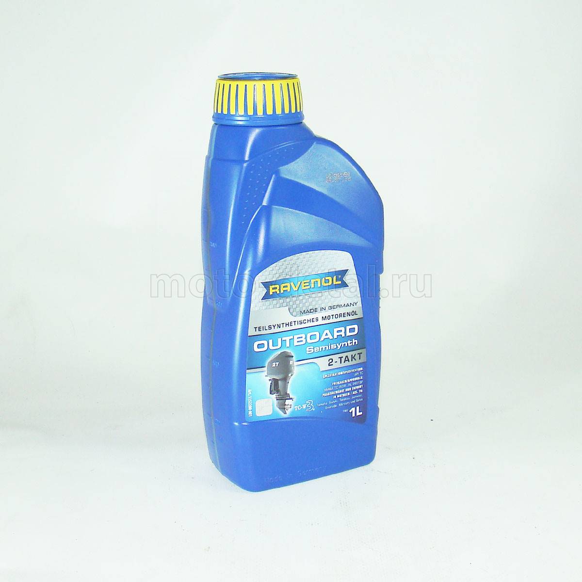 04 Масло Ravenol 2-Такт лодочные моторы (мотор полусинтетическое) (1л) TC-W3, API: TC (Teilsynth) — фото 3