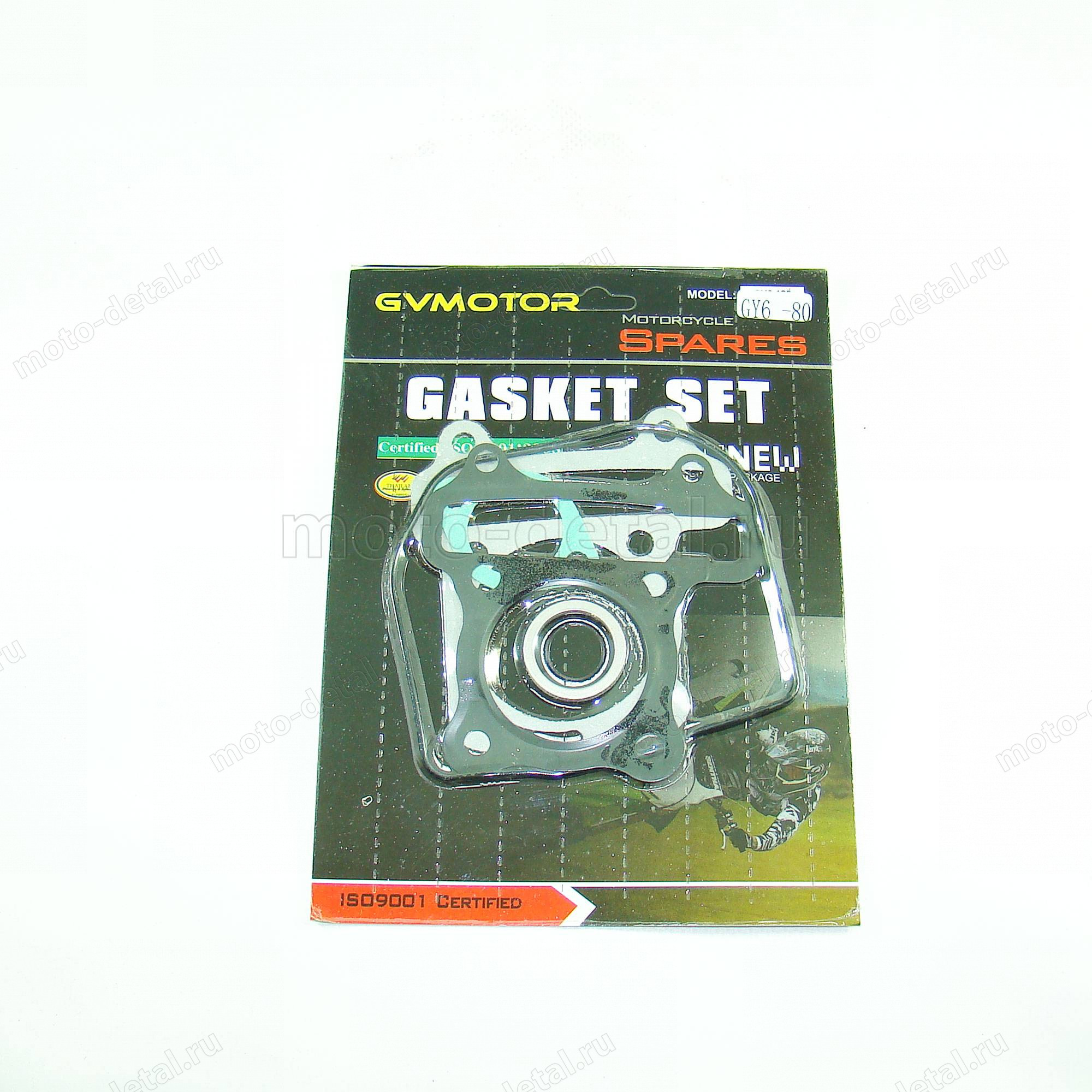 154 Набор прокл. ЦПГ GY6-80cc, 47.00mm 4Т (головки, цилиндра, глушителя, натяжителя цепи ГРМ, резинка крышки) ИМПОРТ 139QMB — фото 3