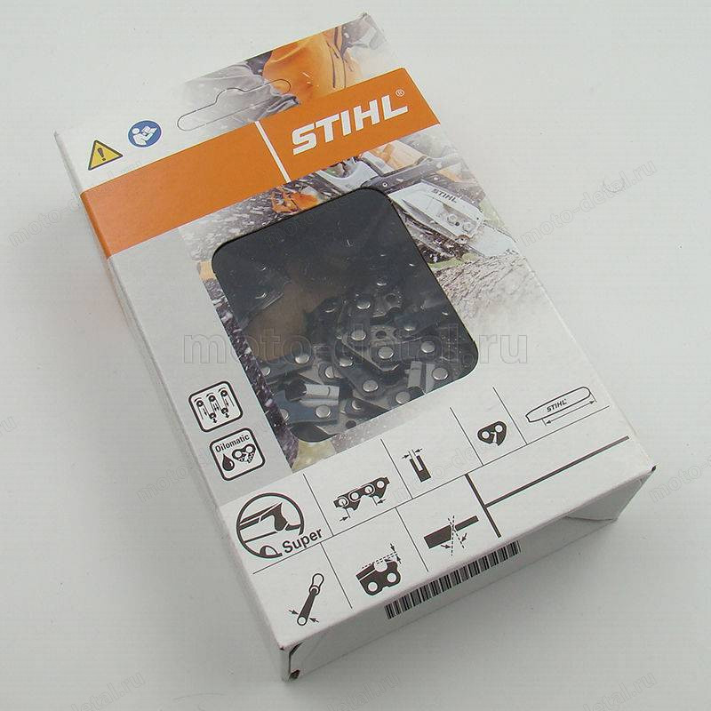 0024-0001 Цепь STIHL super 16′ (3/8-1.3) 55зв. (к б/п STIHL 018-025) 63RSC55 00007257 — фото 3