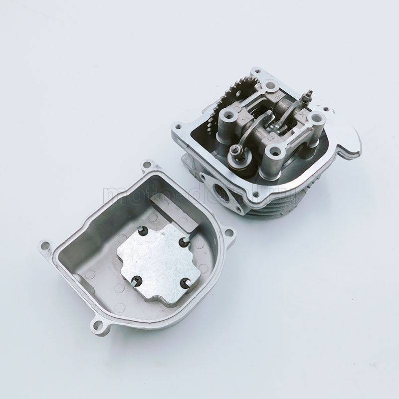 skuter-4t-002-1 Головка цилиндра в сборе 4T 100cc 139QMB 50,00мм «НИЗКАЯ» клап.d-20/23мм, L-64мм; GY6-100 (клапана, р/вал, коромысла, крышка) 02704 — фото 3