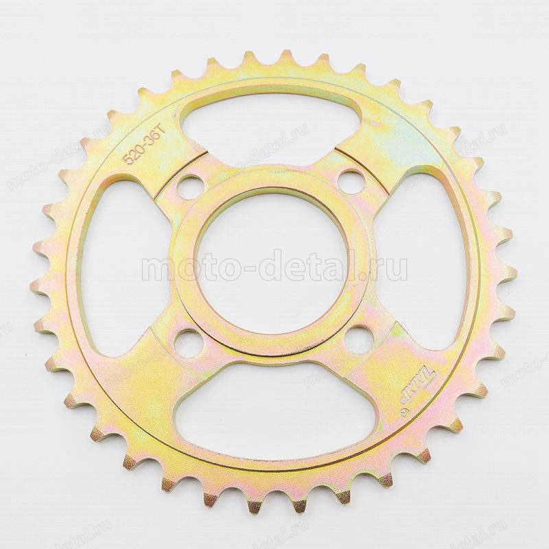 motocicle-tricicle-4t-107-01 Звезда (венец) 520-36зуб. (D58, 4×63); CG,CB-125/250 00010677 — фото 3