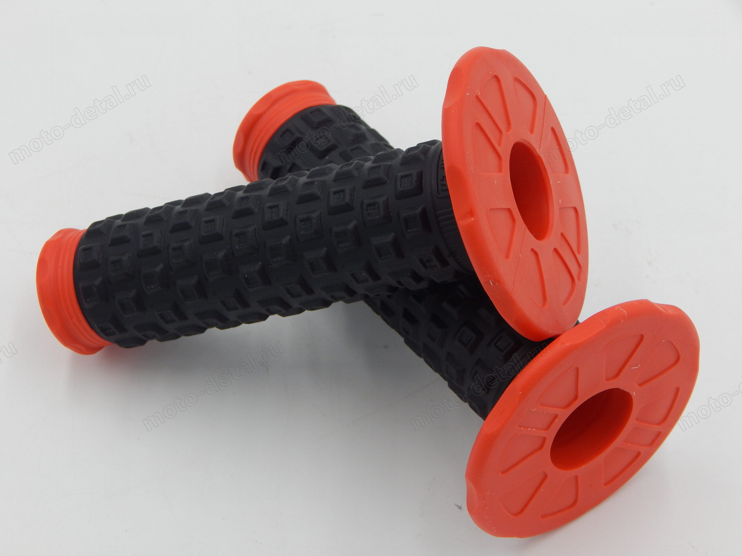 00009437 Ручки руля 22мм (7/8′) PTR «MX Pillow TOP», L-120мм (цв. черный/красный) кросс. мото (фирм. блистер) 00009437 — фото 3