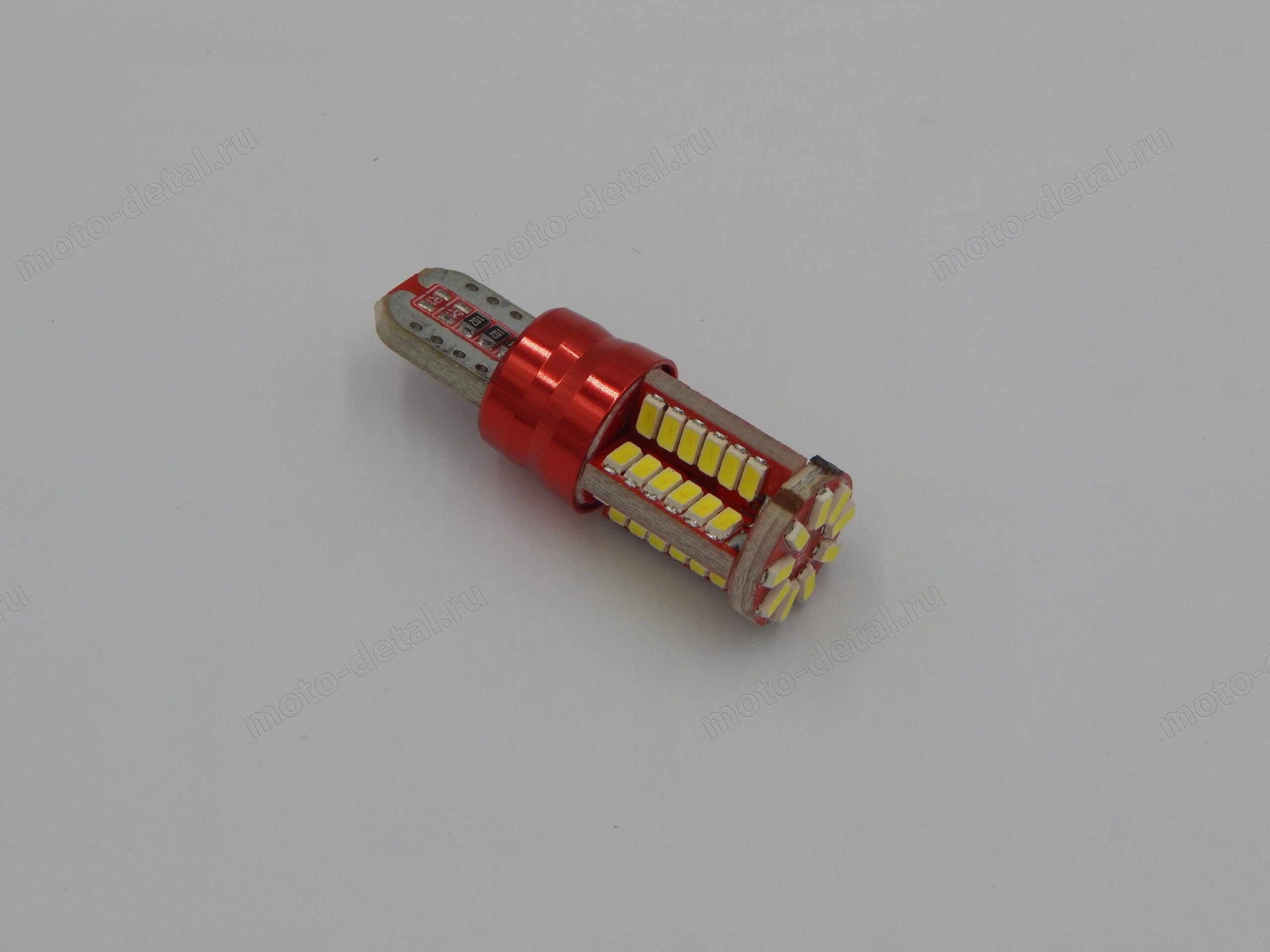 10731 Лампа LED-SMD T10 (W5W) 57-SMD 3014 (35*12мм) белый свет 10731 — фото 3